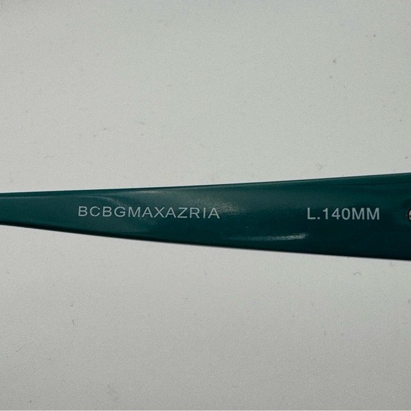 BCBG MAXAZRIA Frames Only LINA Havana Tortoise Shell Teal Starburst 140mm - Picture 10 of 10